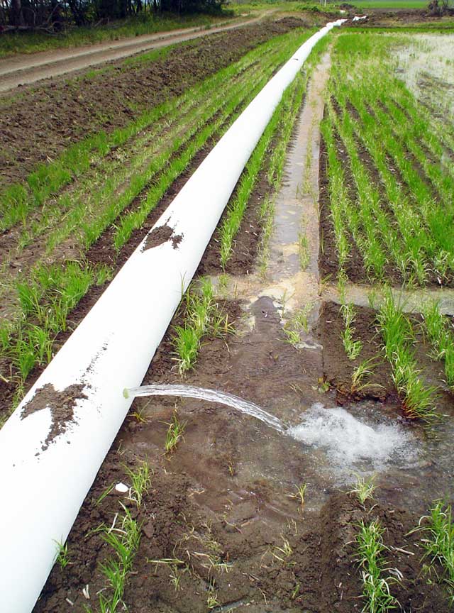 Poly-pipe plastic irrigation pipe
