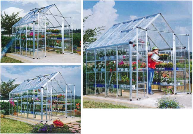 Snap and Grow 8x8 hobby greenhouse