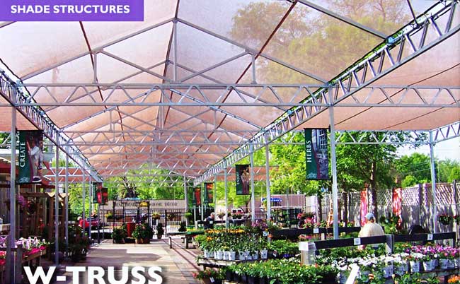 W-Truss Shade Structure