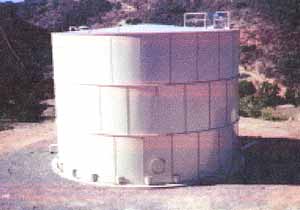 Water and waste water storage tanks