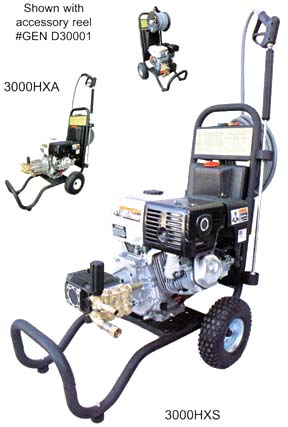 Cold Water Cart Mounted Gas Driven Model Pressure Sprayers/Cleaners