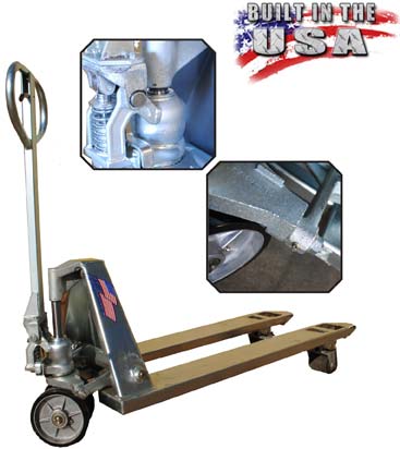 Corrosion resistant pallet jack