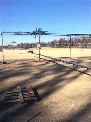 T-Rail. Coverage, up to 60 ft wide.