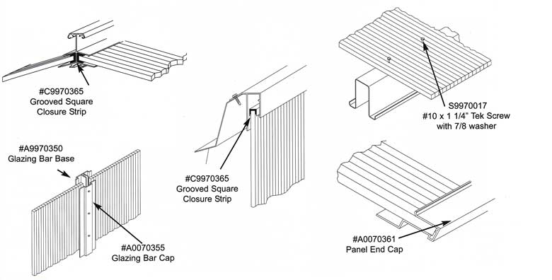 Twin wall extrusions and accessories