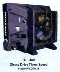 16" Direct Drive Three Speed Port-a-Cool