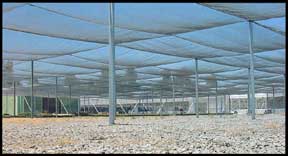 Cable Frame fixed roof shade structure